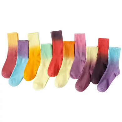 Cotton Crew Socks-Popsicle *prepack 12 pairs